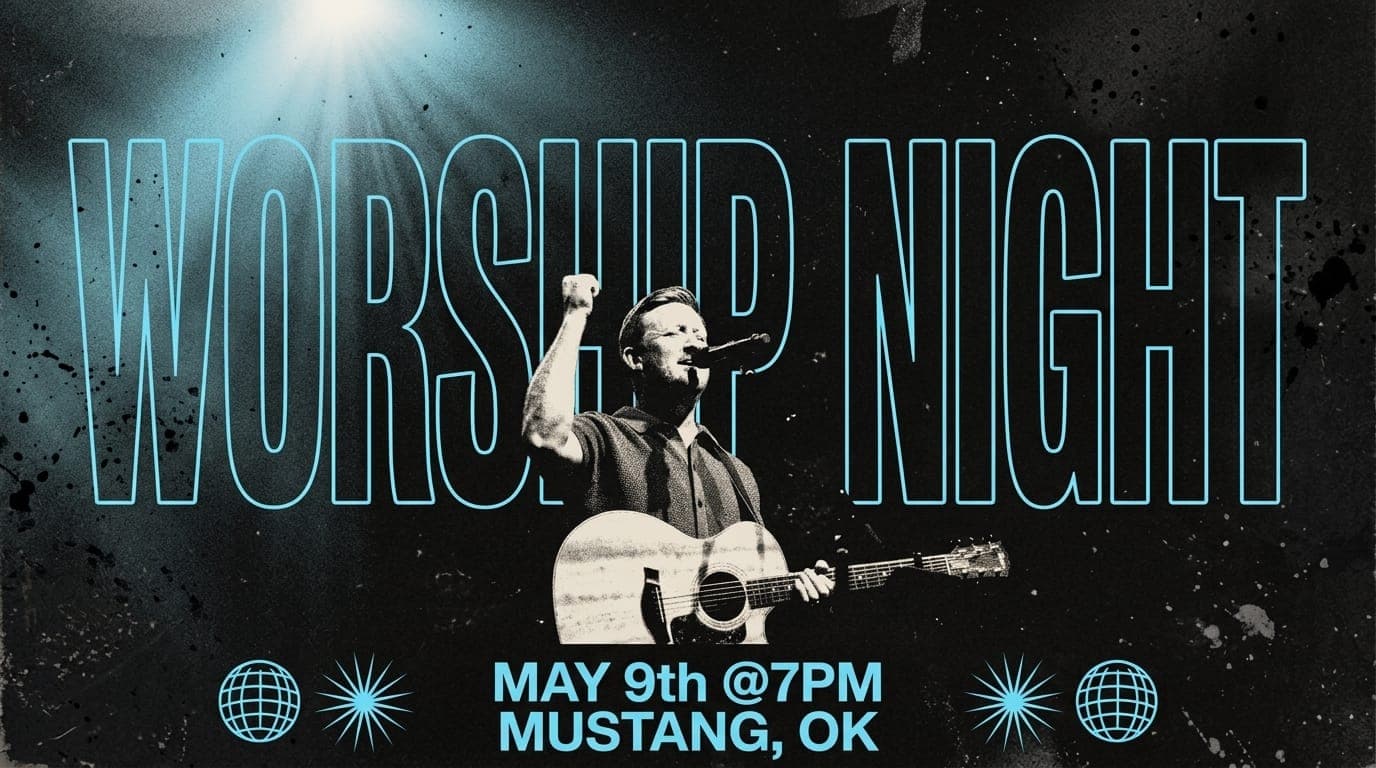 Worship Night church graphic template preview