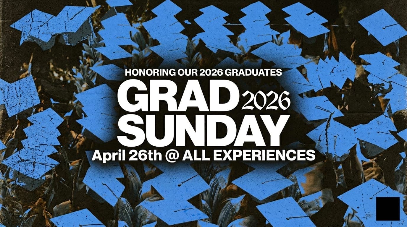 Graduation Sunday church graphic template preview