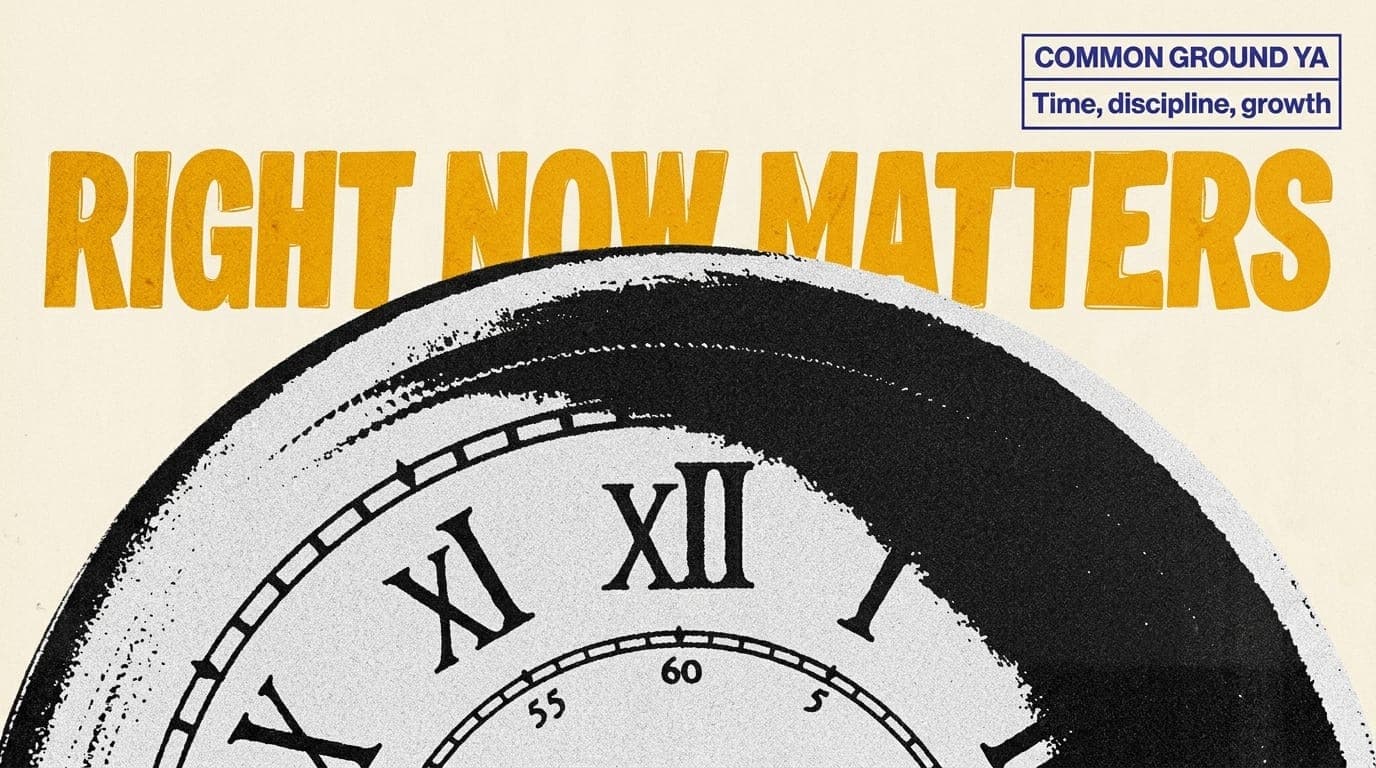 Right Now Matters church graphic template preview