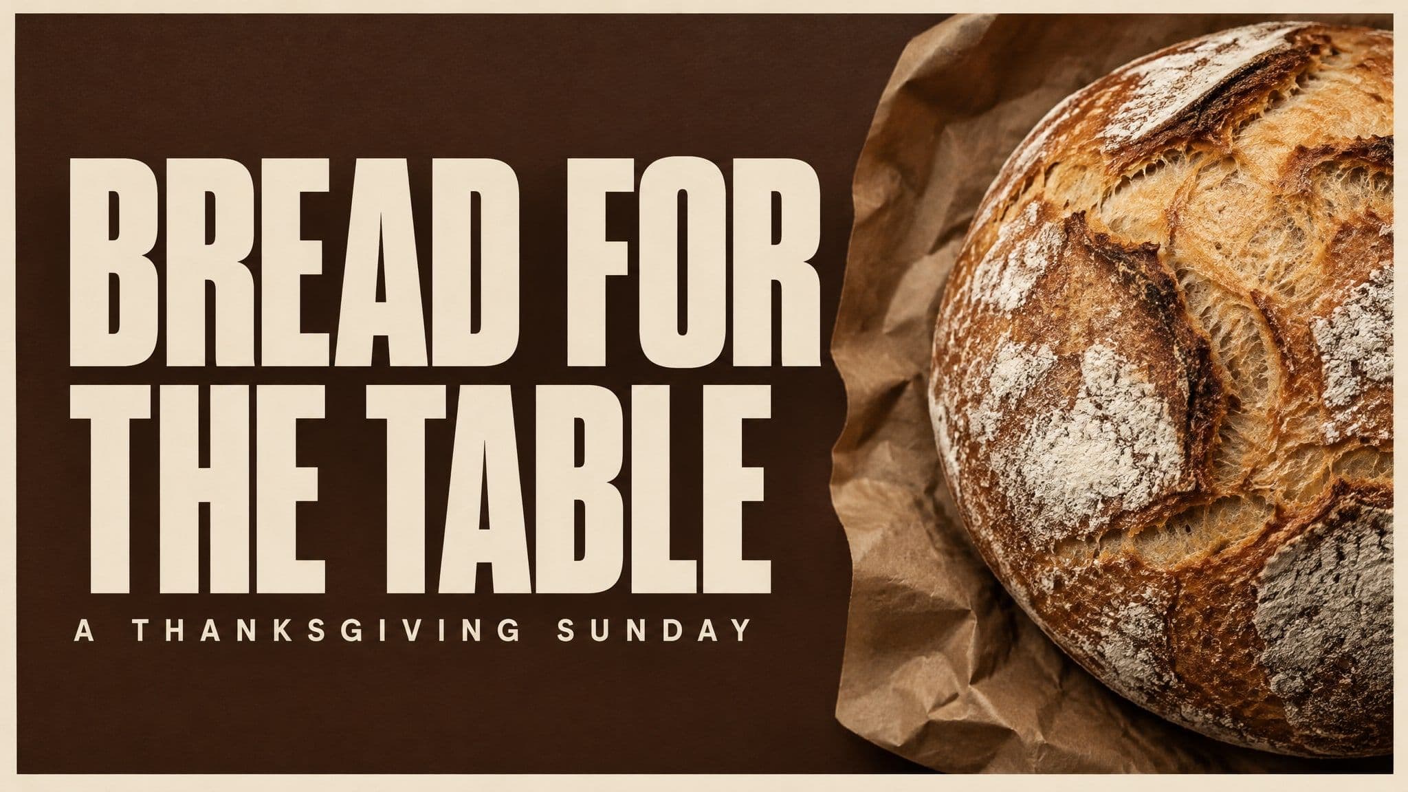 Bread for the Table church graphic template preview