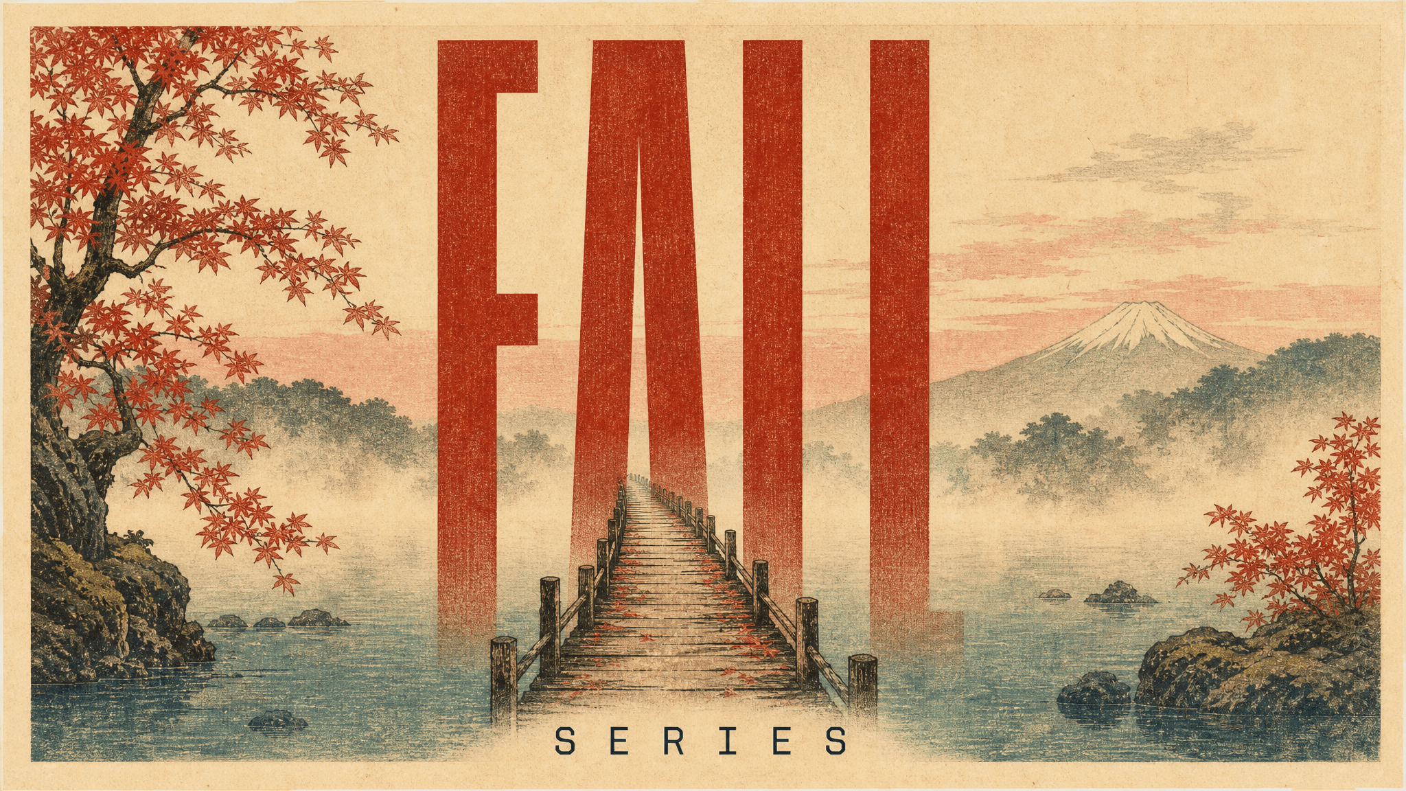 Momiji Woodblock church graphic template preview