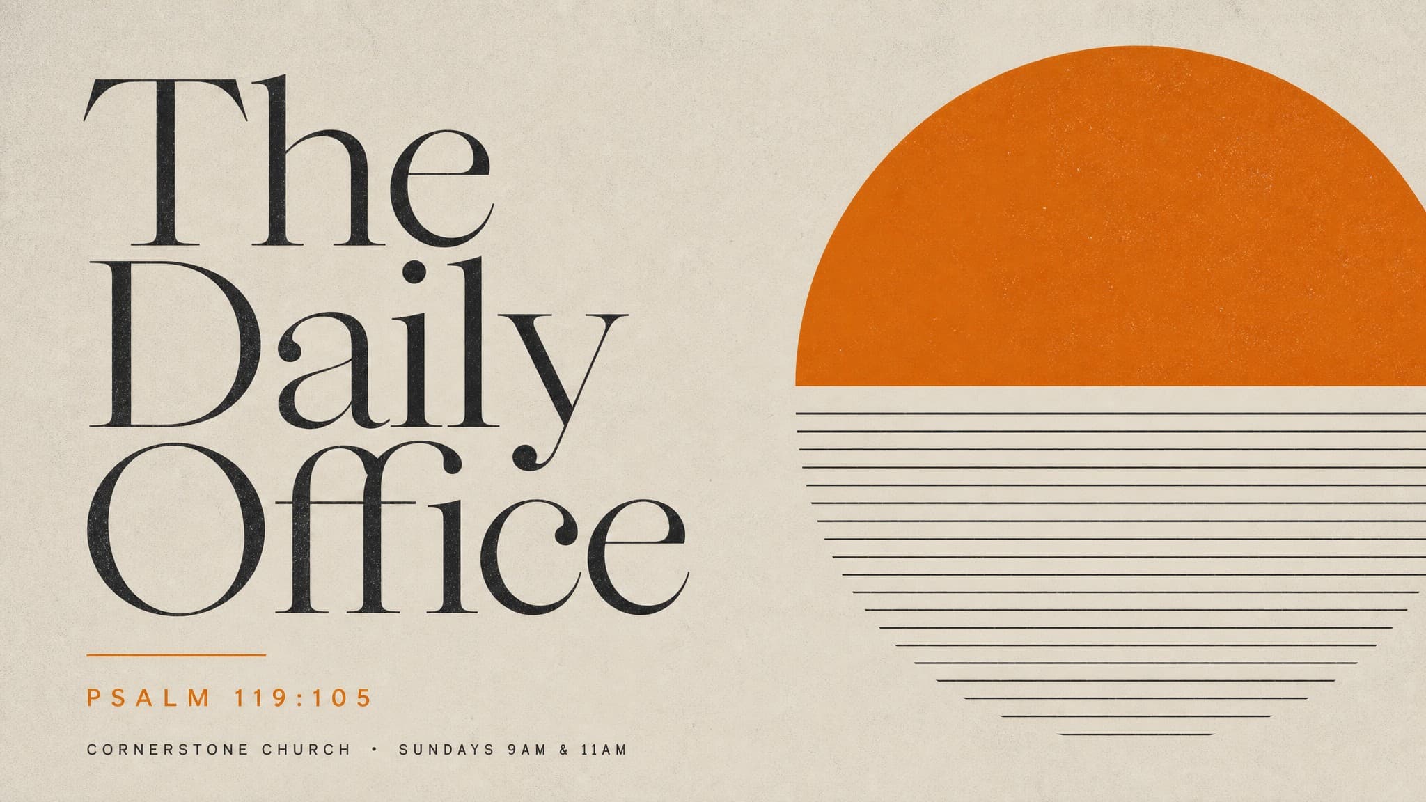 Editorial Serif Minimalist church graphic template preview