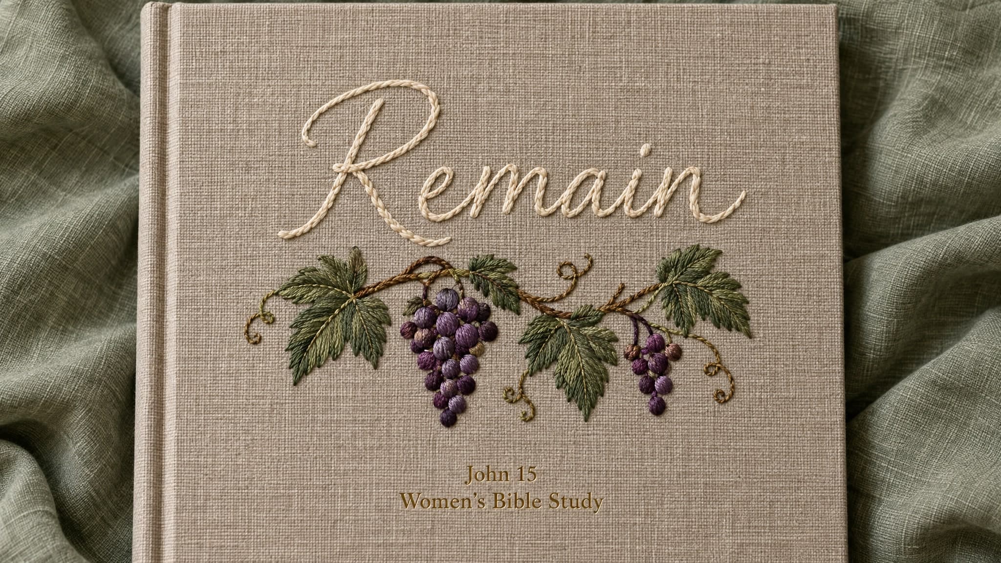 Embroidered Cover church graphic template preview