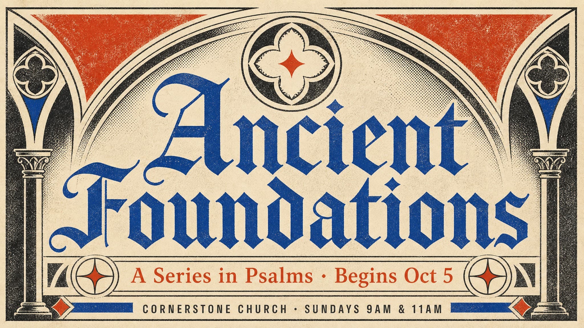 Gothic Heritage church graphic template preview