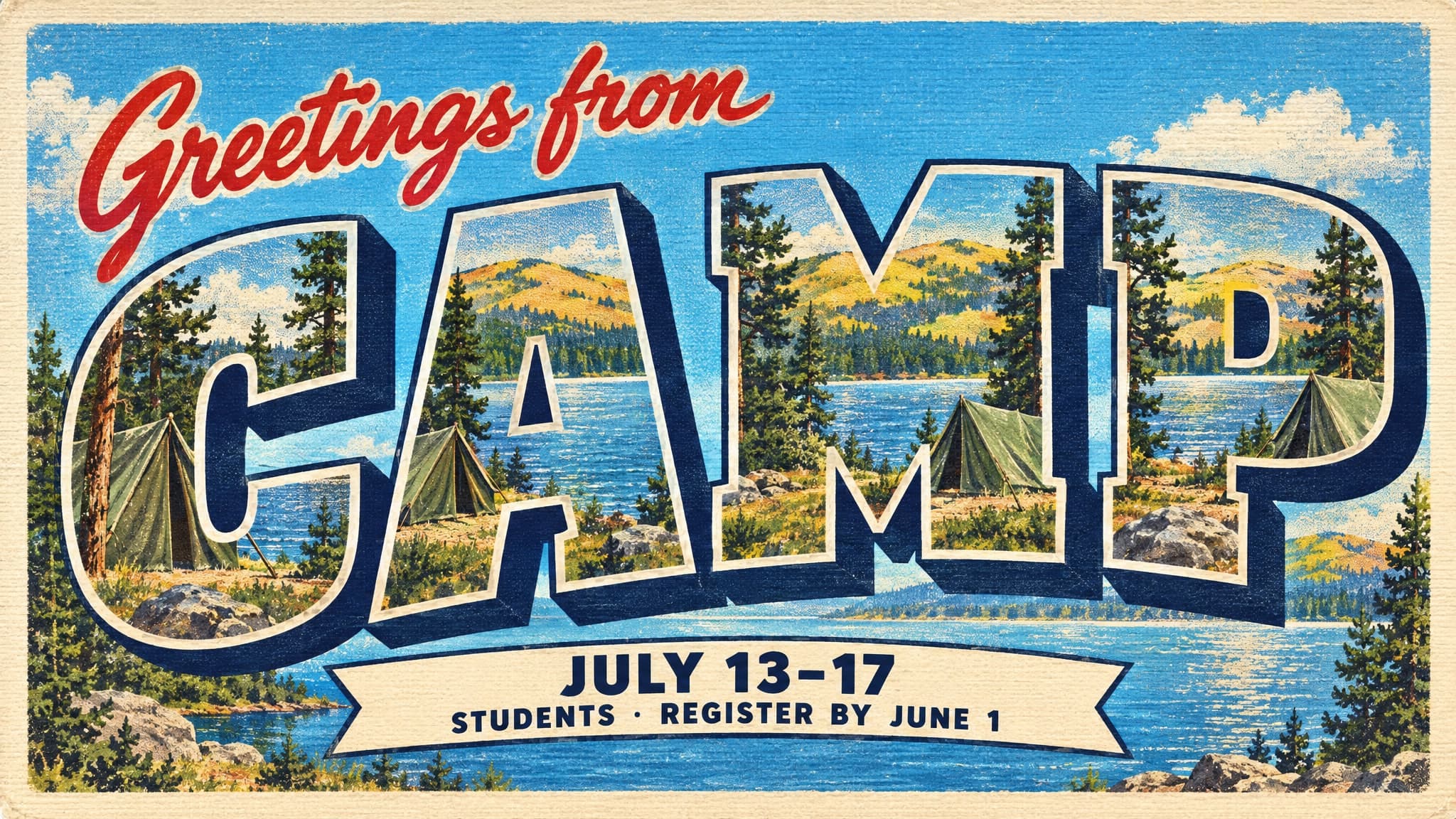 Greetings From church graphic template preview
