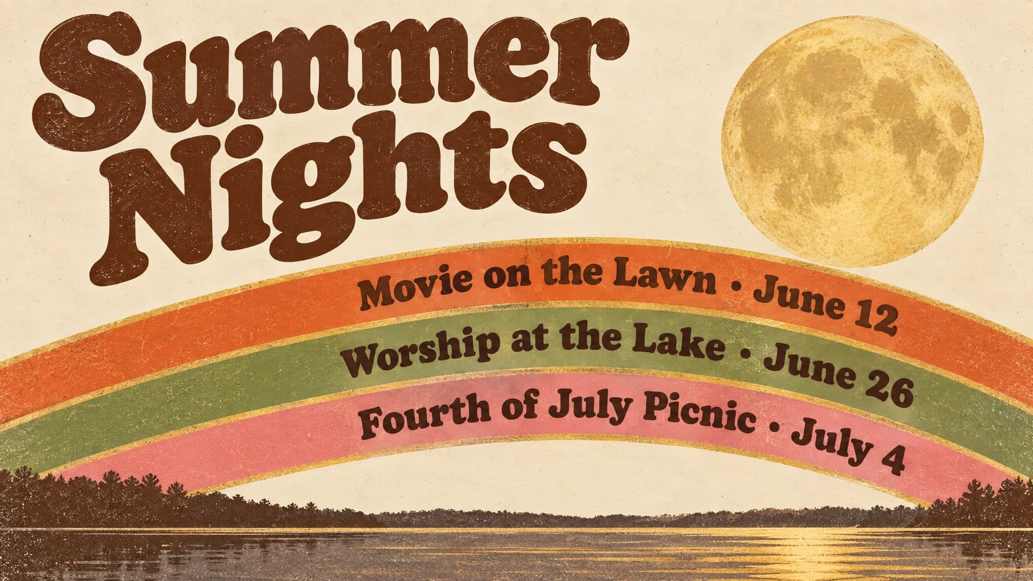 Groovy Bands church graphic template preview