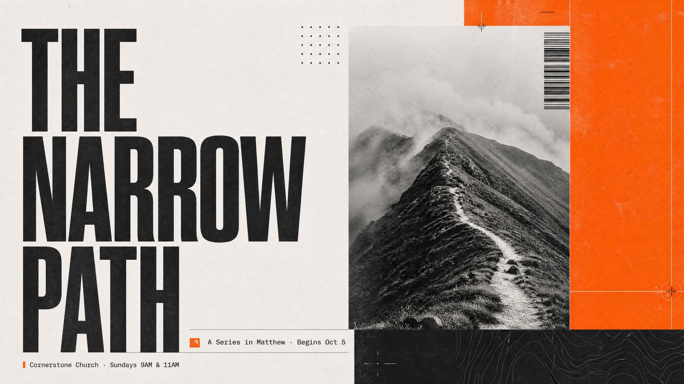 Modern Editorial Grid church graphic template preview