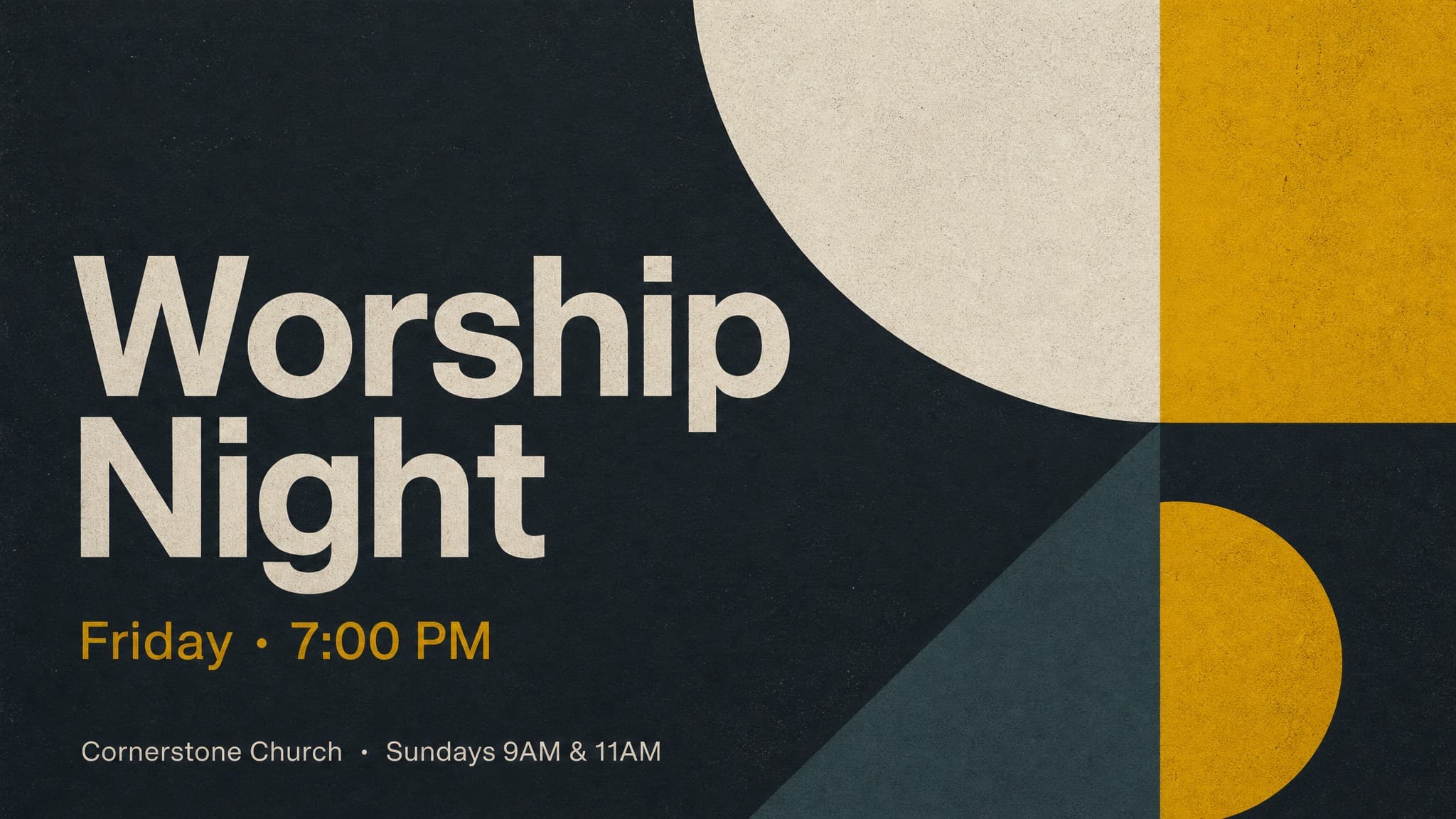 Modular Mark System church graphic template preview