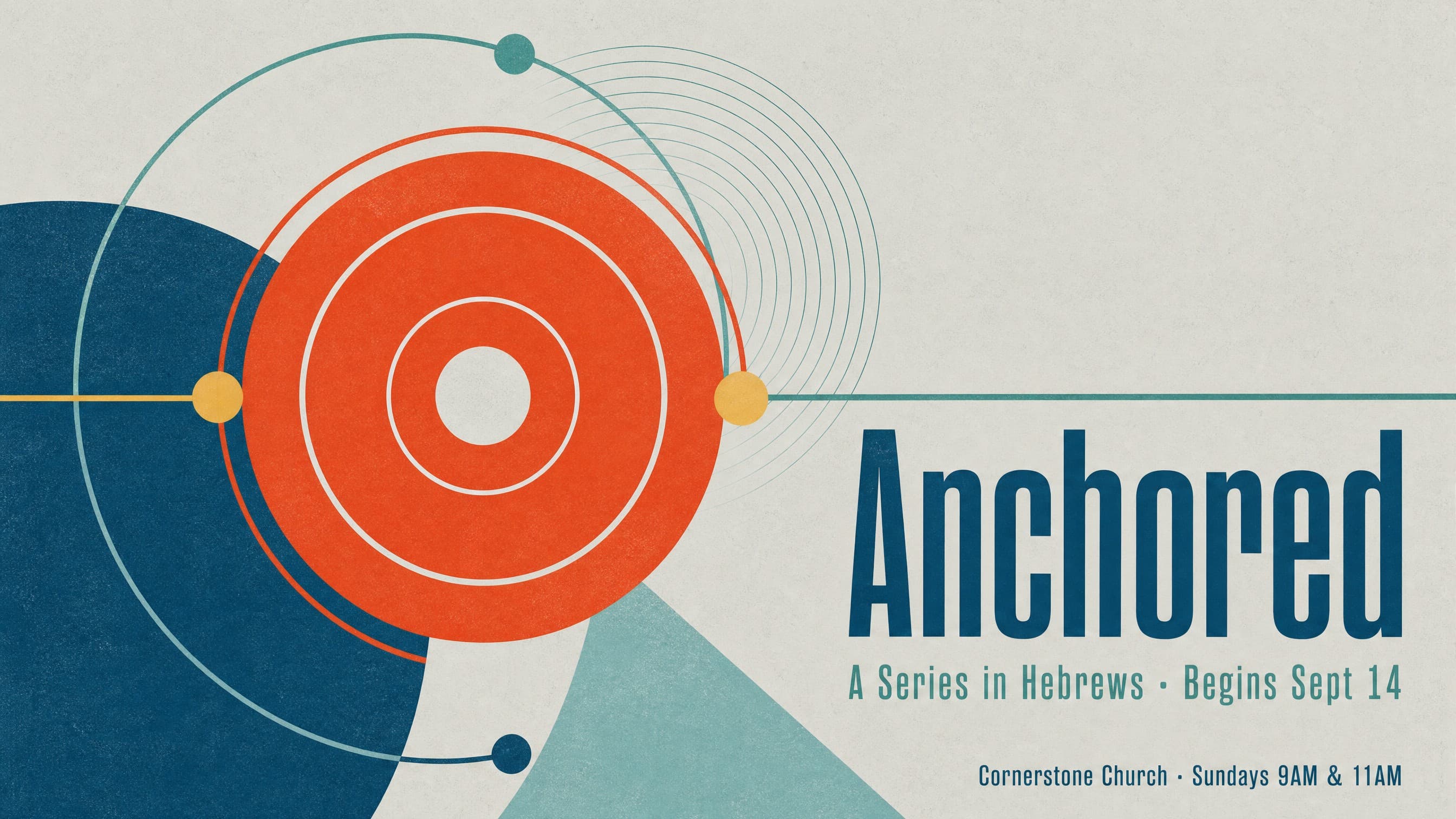 Orbiting Focus church graphic template preview