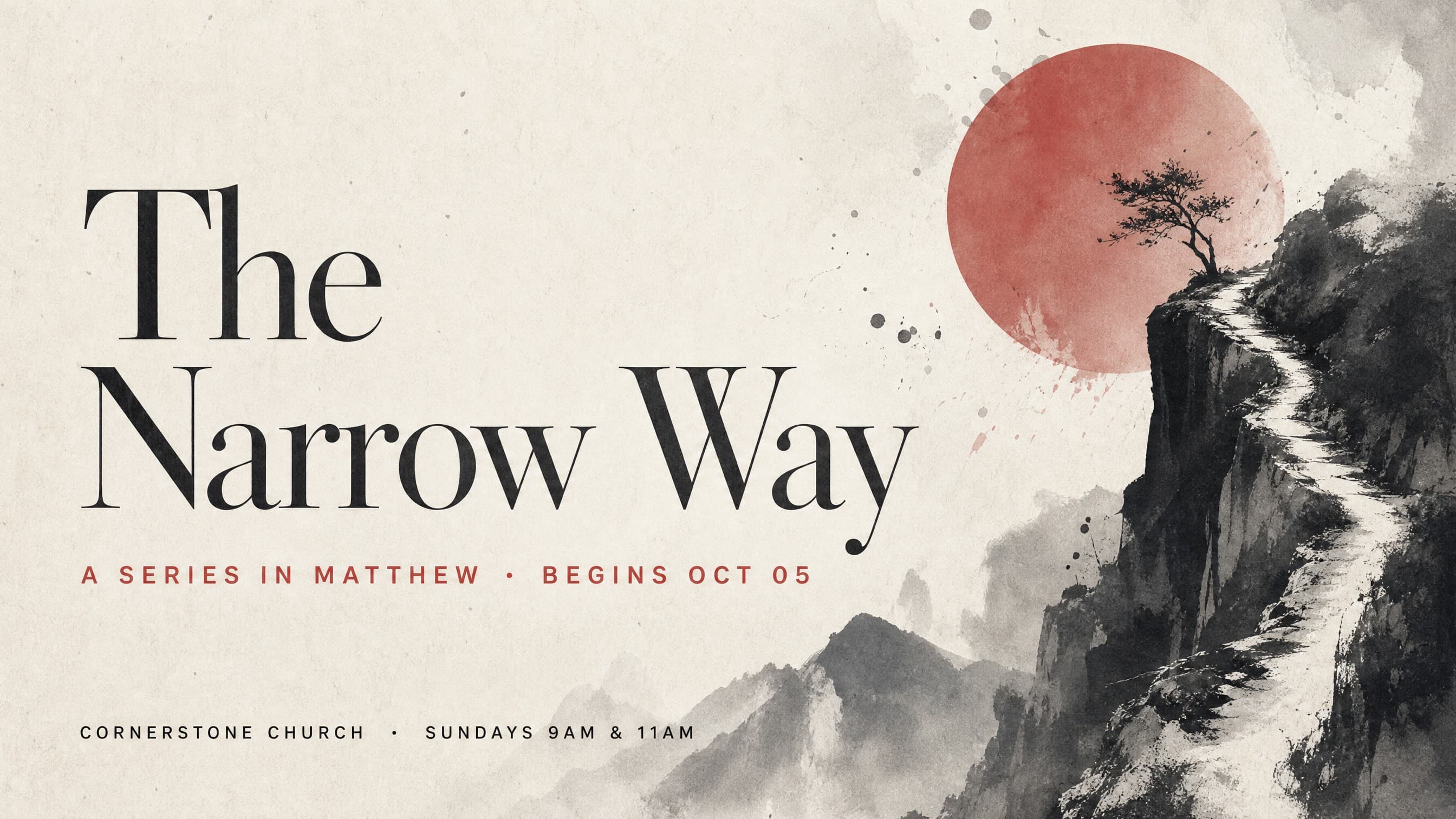 Organic Editorial Ink church graphic template preview