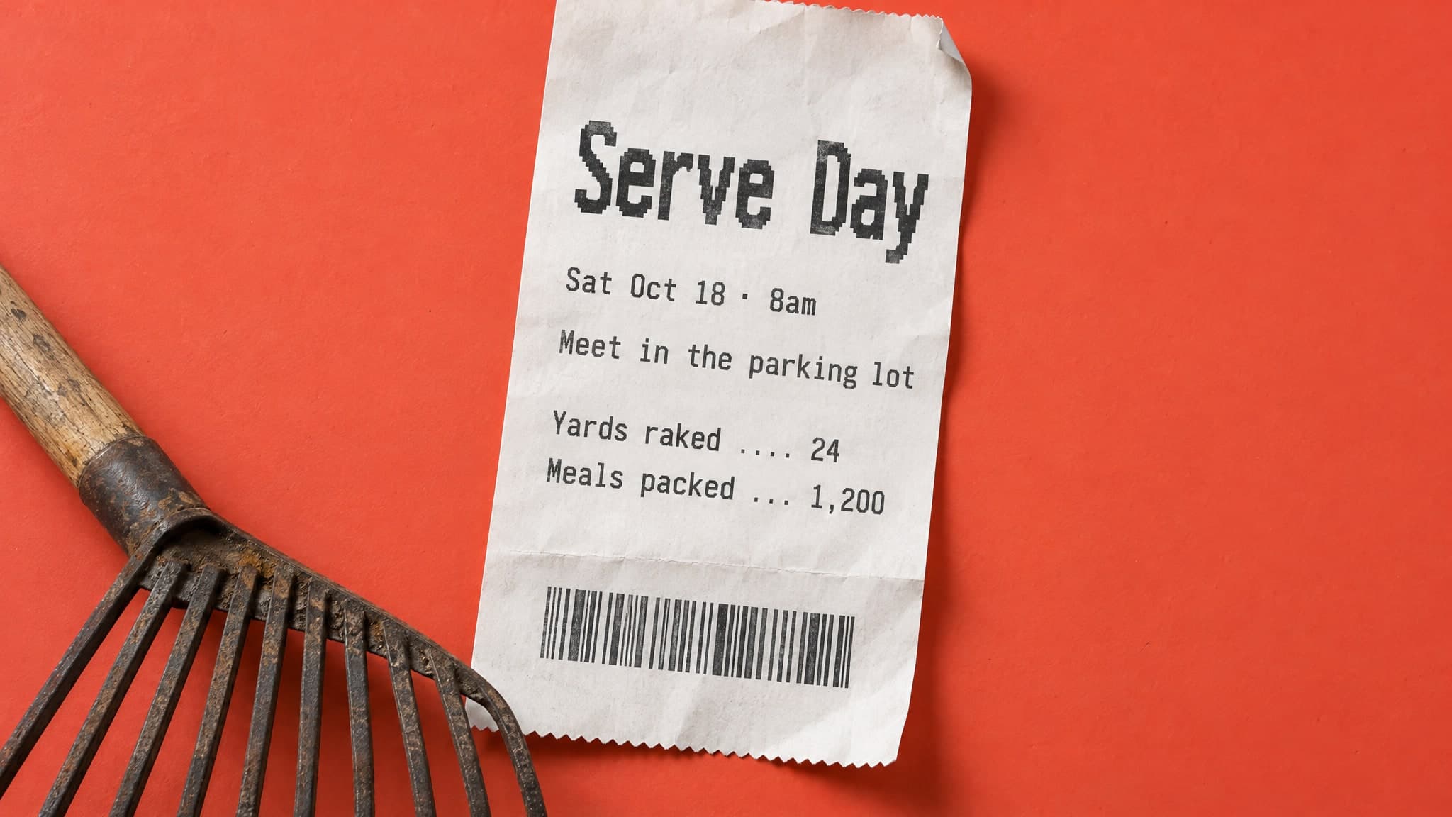 Receipt Printout church graphic template preview