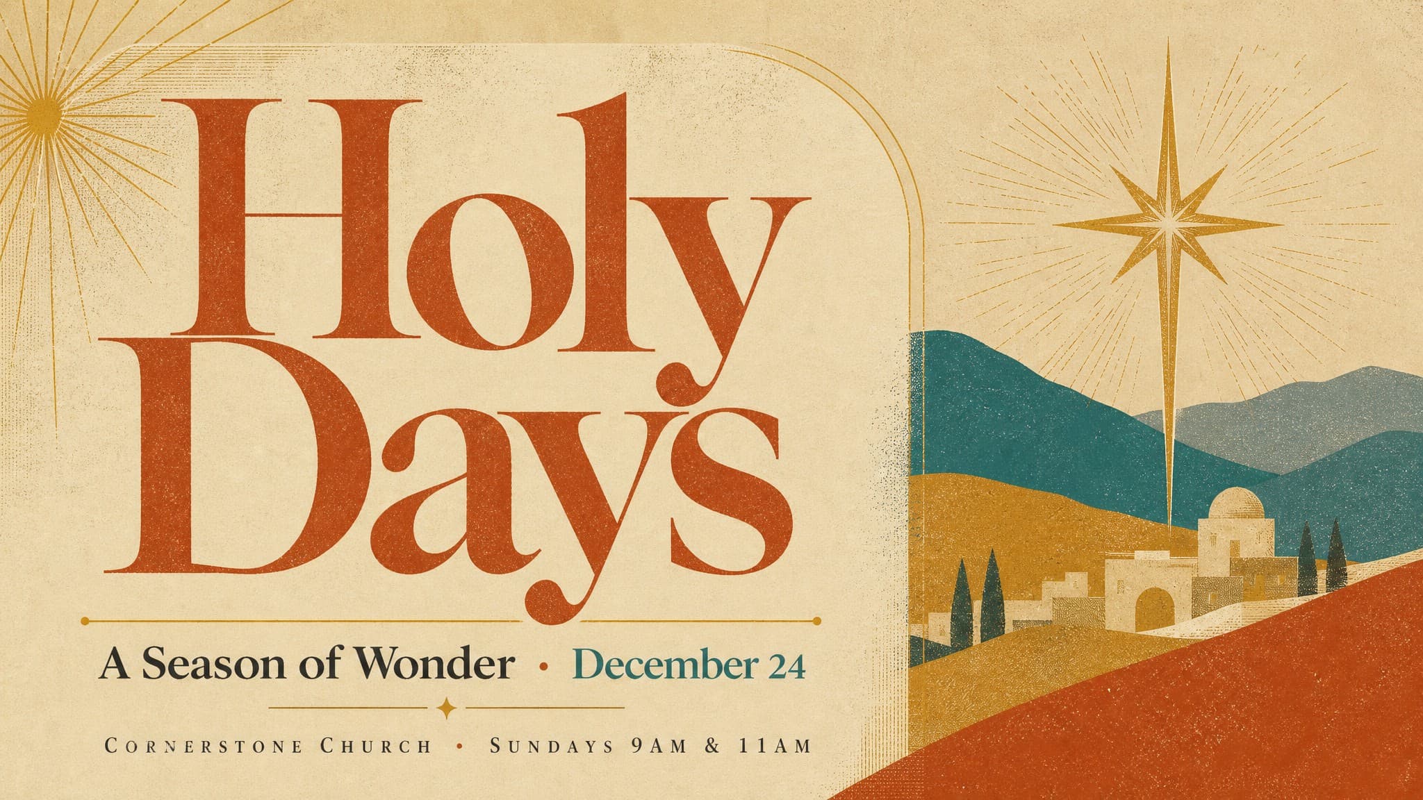 Sacred Posterwork church graphic template preview