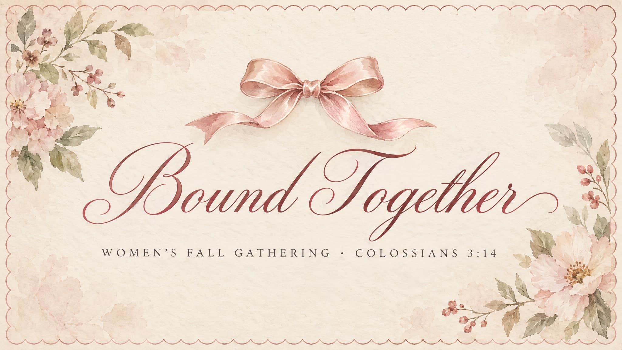 Satin Bow church graphic template preview