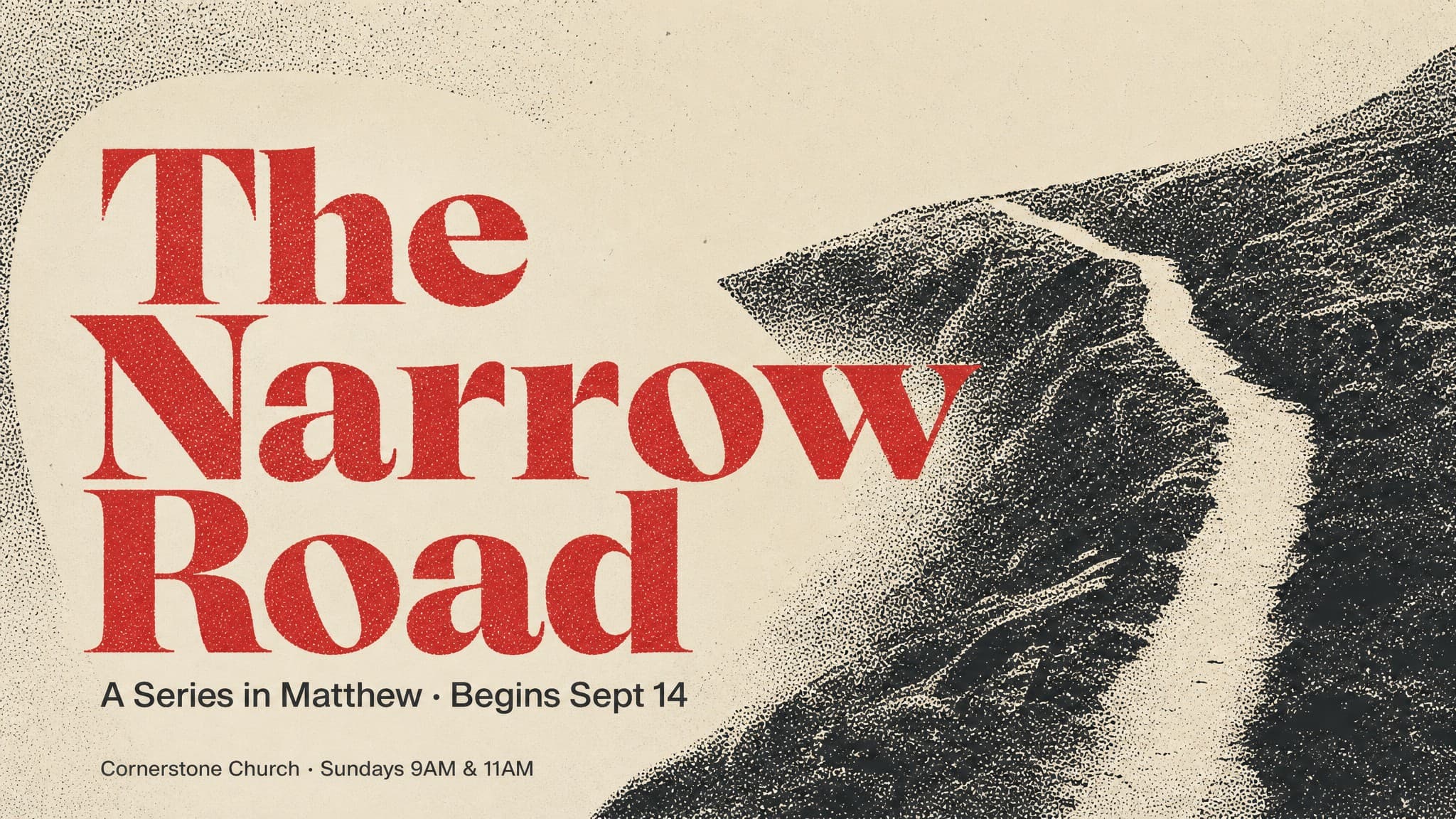 Stippled Print Press church graphic template preview