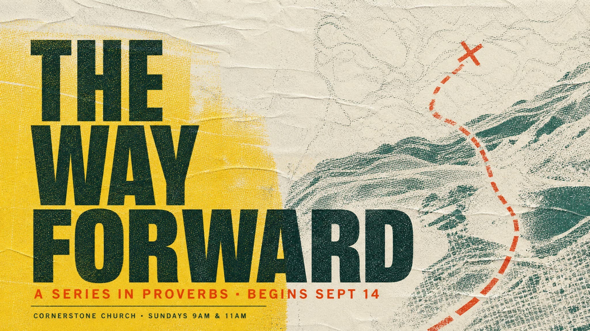 Tactile Map Series church graphic template preview