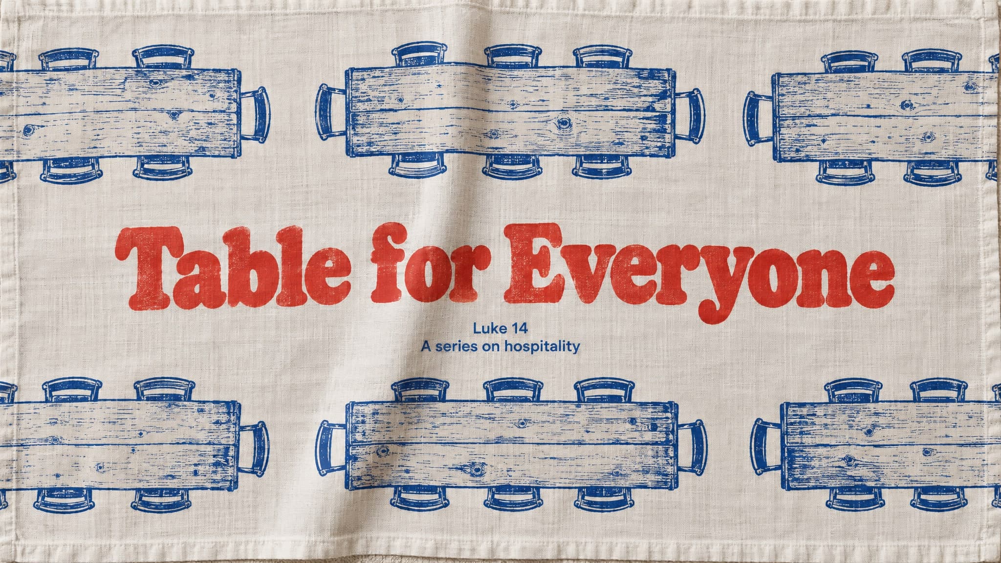 Tea Towel Print church graphic template preview
