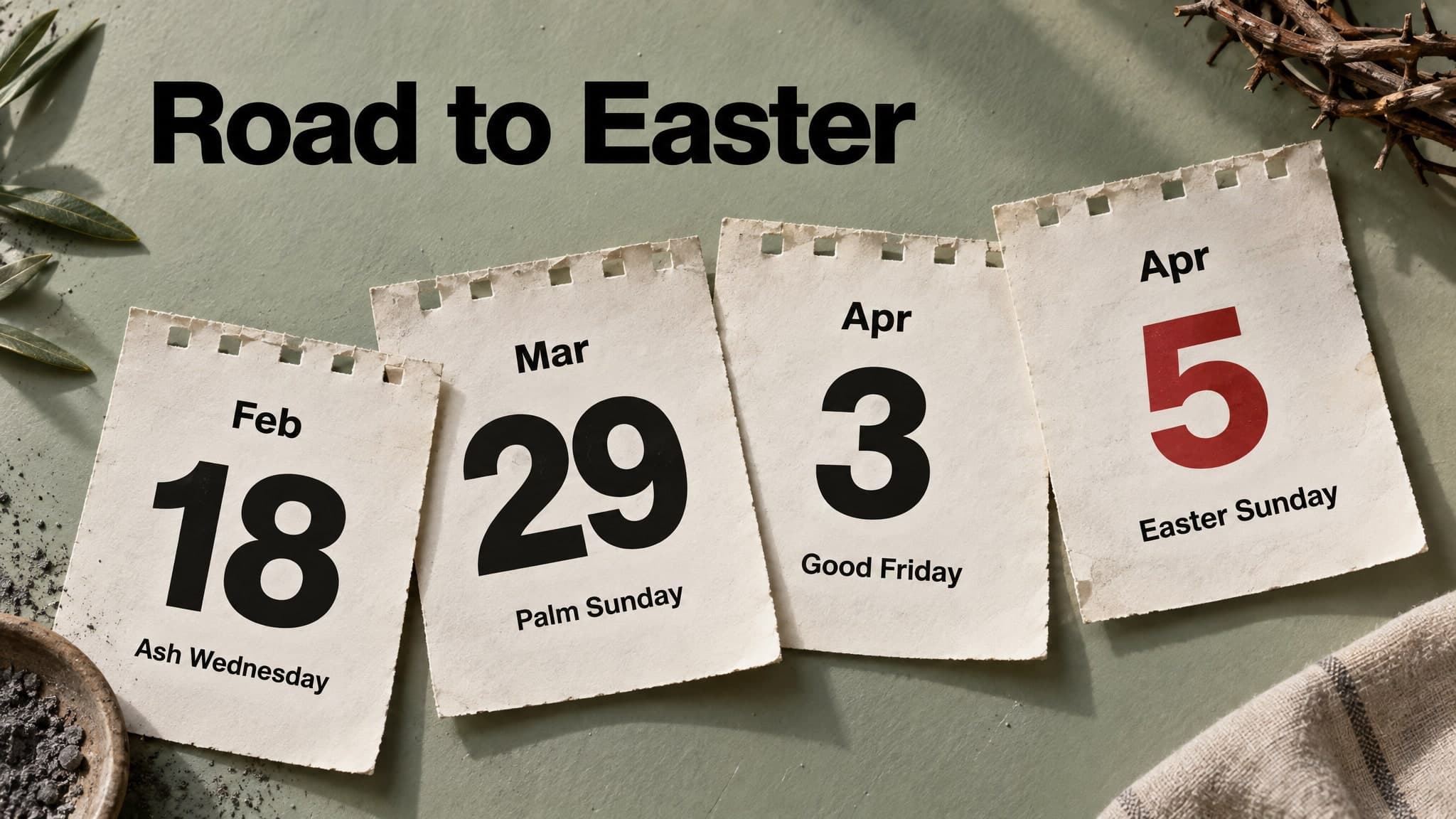 Tear-Off Pages church graphic template preview
