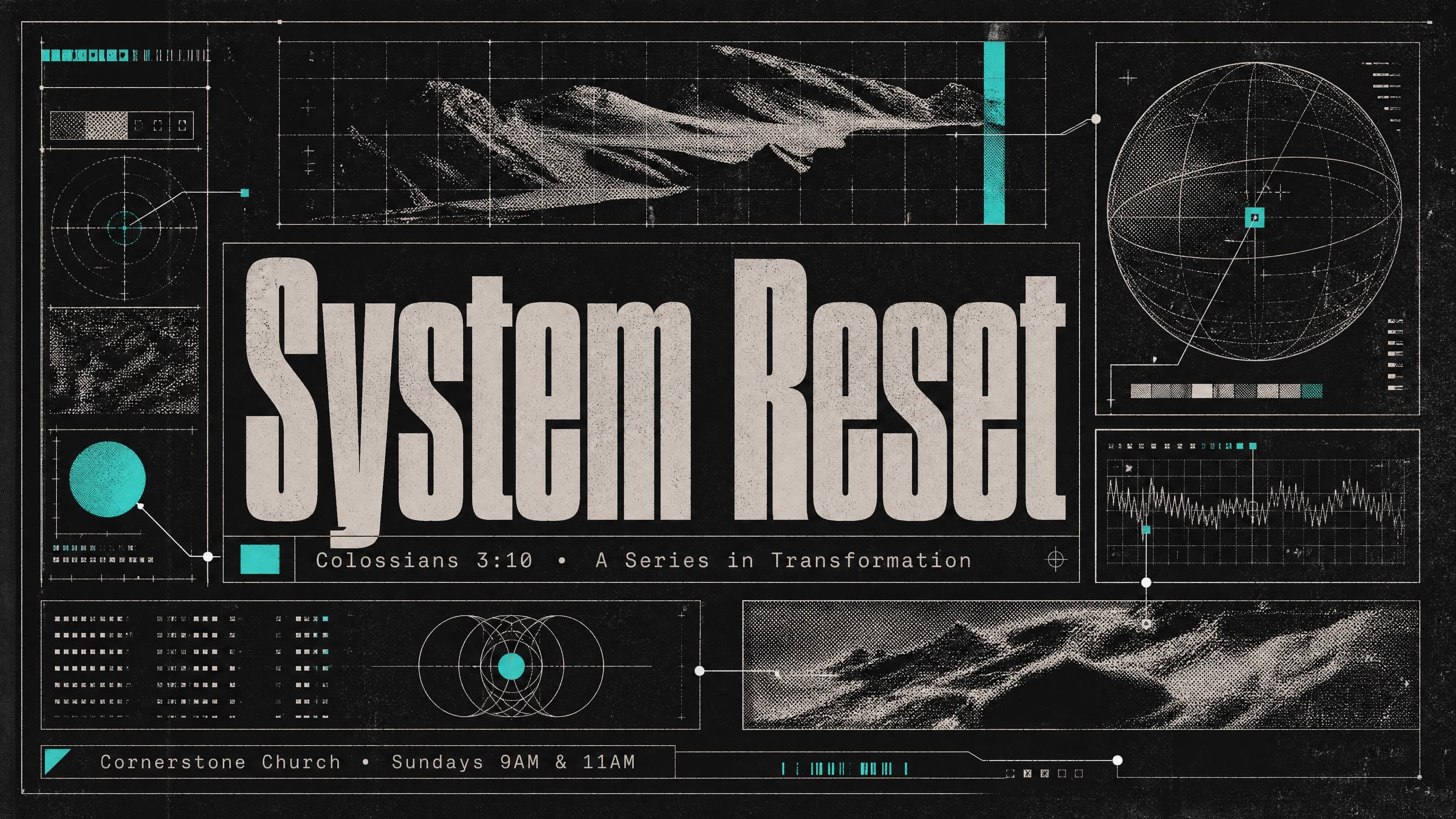 Technical Blueprint Infographic church graphic template preview