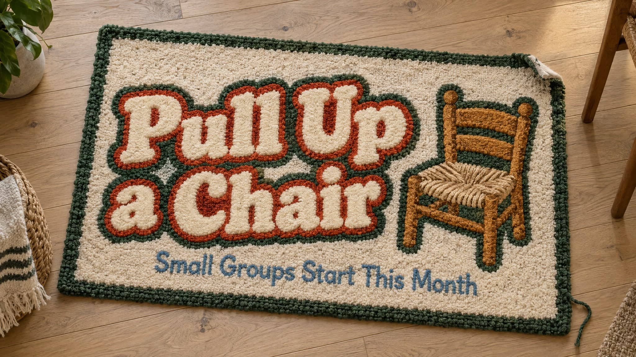 Tufted Rug church graphic template preview
