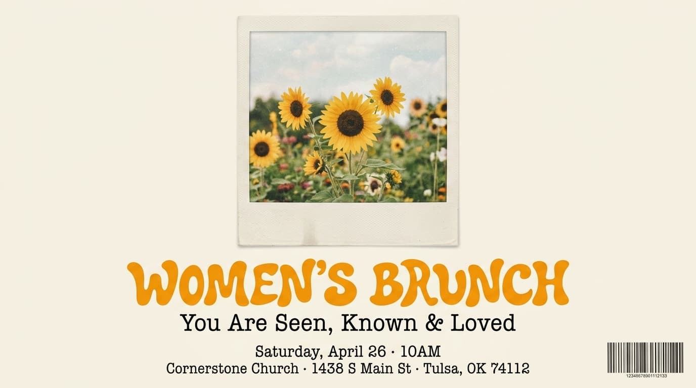 Women's Brunch church graphic template preview